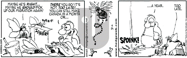 Over the Hedge on Wednesday May 29, 2002 Comic Strip