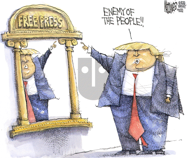 Matt Davies on Thursday August 16, 2018 Comic Strip