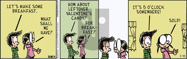 Grand Avenue on Saturday February 15, 2020 Comic Strip