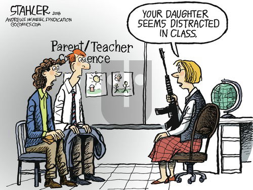 Jeff Stahler on Sunday February 25, 2018 Comic Strip
