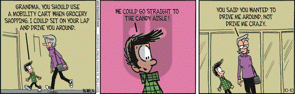 Grand Avenue on Tuesday October 10, 2017 Comic Strip