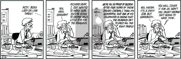 Doonesbury on Tuesday December 16, 1980 Comic Strip