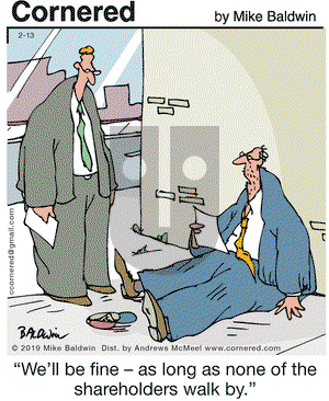 Cornered on Wednesday February 13, 2019 Comic Strip