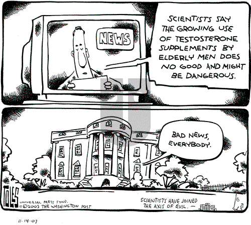 Tom Toles on Friday November 14, 2003 Comic Strip