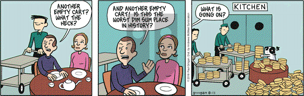 Pooch Cafe on Saturday August 11, 2018 Comic Strip