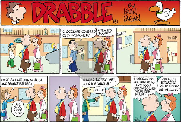 Drabble - Sunday November 23, 2014 Comic Strip
