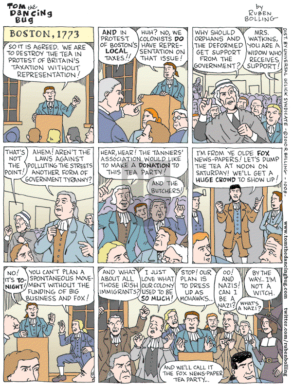 Tom the Dancing Bug on Friday October 15, 2010 Comic Strip