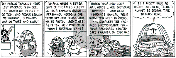 Cathy Classics on Monday October 28, 1996 Comic Strip