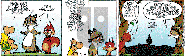 Over the Hedge on Thursday February 6, 2020 Comic Strip