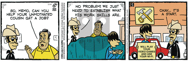 La Cucaracha on Wednesday July 14, 2021 Comic Strip