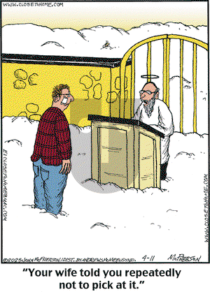 Close to Home on Friday April 11, 2025 Comic Strip