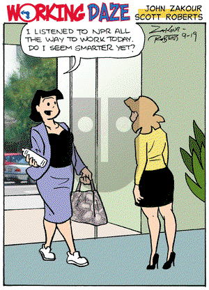 Working Daze - Monday September 19, 2016 Comic Strip