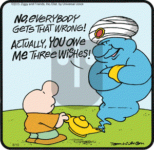 Ziggy on Monday August 10, 2015 Comic Strip