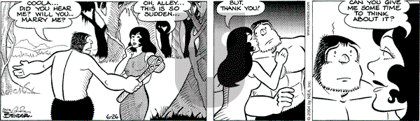 Alley Oop on Saturday June 26, 2004 Comic Strip