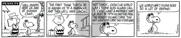 Peanuts on Tuesday June 13, 1967 Comic Strip