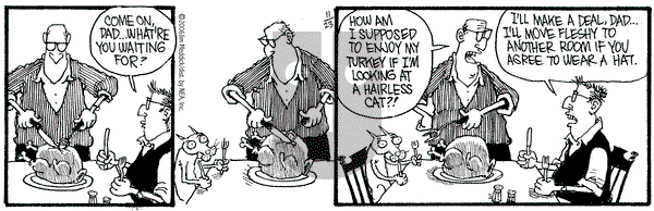 Monty on Thursday November 23, 2006 Comic Strip