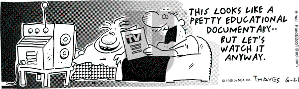 Frank and Ernest on Wednesday June 21, 1995 Comic Strip