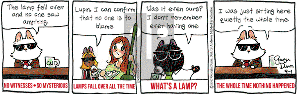 Breaking Cat News on Friday September 1, 2017 Comic Strip