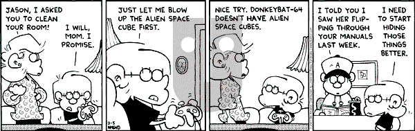 FoxTrot on Monday February 5, 2001 Comic Strip