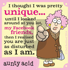 Aunty Acid on Wednesday January 22, 2014 Comic Strip