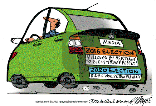 Henry Payne on Monday November 23, 2020 Comic Strip