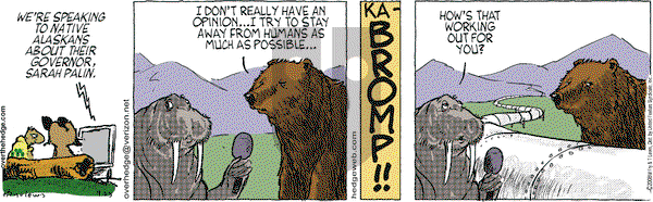 Over the Hedge on Tuesday September 23, 2008 Comic Strip