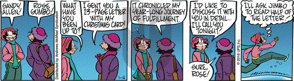 Rose is Rose on Thursday January 4, 2018 Comic Strip