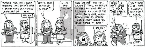 Cathy Classics on Friday September 9, 1994 Comic Strip