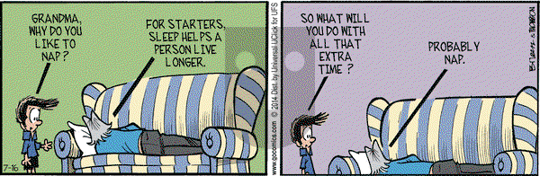 Grand Avenue on Wednesday July 16, 2014 Comic Strip