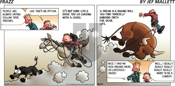 Frazz on Sunday February 5, 2017 Comic Strip
