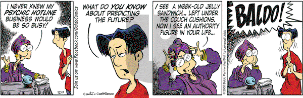 Baldo on Tuesday December 7, 2010 Comic Strip