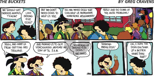 The Buckets on Sunday February 18, 2018 Comic Strip