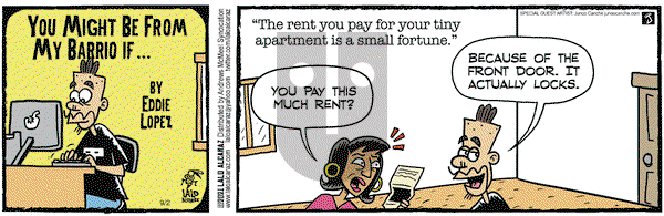 La Cucaracha on Thursday September 2, 2021 Comic Strip