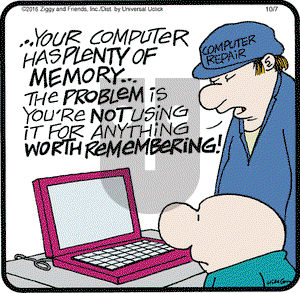 Ziggy on Friday October 7, 2016 Comic Strip