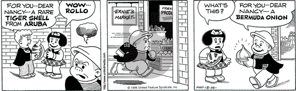Nancy on Tuesday June 11, 1996 Comic Strip