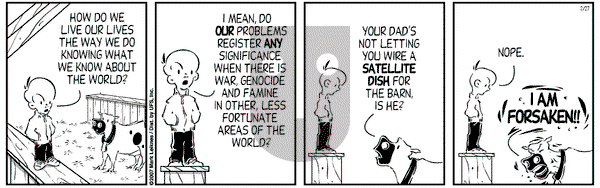 Cow and Boy Classics on Tuesday February 27, 2007 Comic Strip