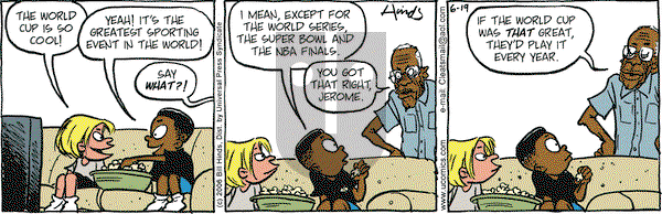 Cleats on Monday June 19, 2006 Comic Strip