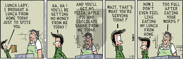 Grand Avenue on Thursday January 31, 2019 Comic Strip
