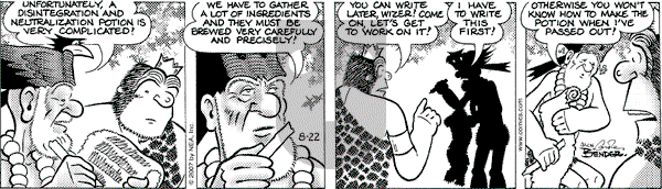 Alley Oop on Wednesday August 22, 2007 Comic Strip