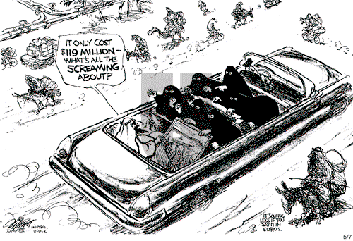 Pat Oliphant on Monday May 7, 2012 Comic Strip