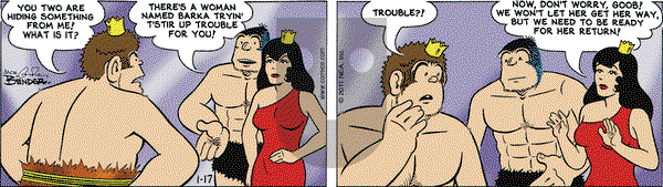 Alley Oop on Monday January 17, 2011 Comic Strip