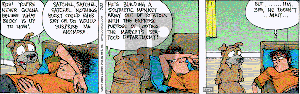 Get Fuzzy on Thursday July 22, 2010 Comic Strip