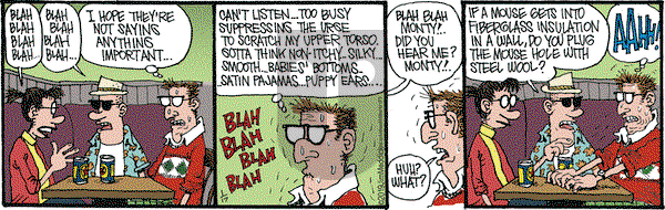 Monty on Thursday January 17, 2019 Comic Strip