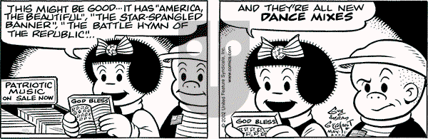 Nancy on Wednesday May 1, 2002 Comic Strip
