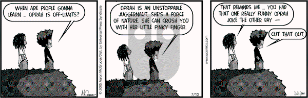 The Boondocks on Tuesday February 12, 2013 Comic Strip