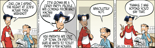 Baldo on Friday February 8, 2019 Comic Strip