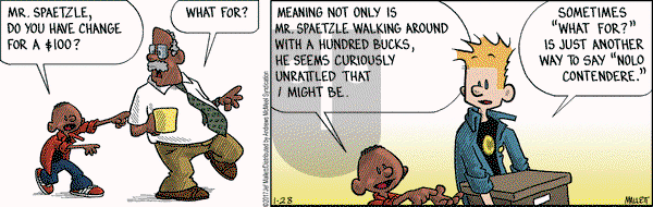 Frazz on Saturday January 28, 2017 Comic Strip