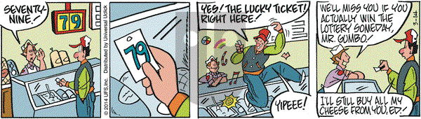 Rose is Rose on Friday March 14, 2014 Comic Strip