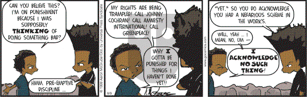 The Boondocks on Wednesday August 9, 2006 Comic Strip