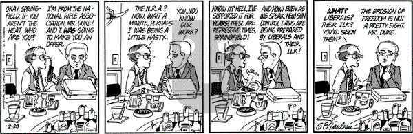 Doonesbury on Wednesday February 28, 1979 Comic Strip